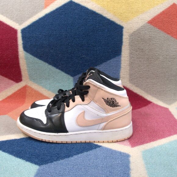 Size 4.5 - Air Jordan 1 Mid Crimson Tint - Picture 1 of 6